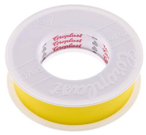 Elektrisches Isolierband VDE-geprüft 25mm/25m Gelb