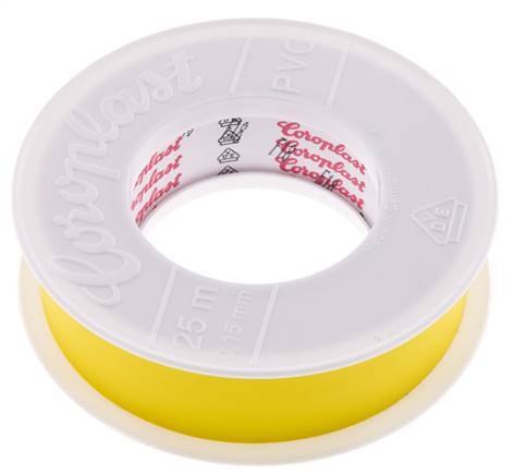 Elektrisches Isolierband VDE-geprüft 25mm/25m Gelb