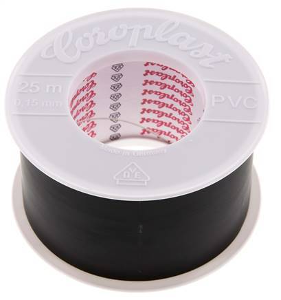 Elektrisches Isolierband VDE-geprüft 50mm/25m Schwarz