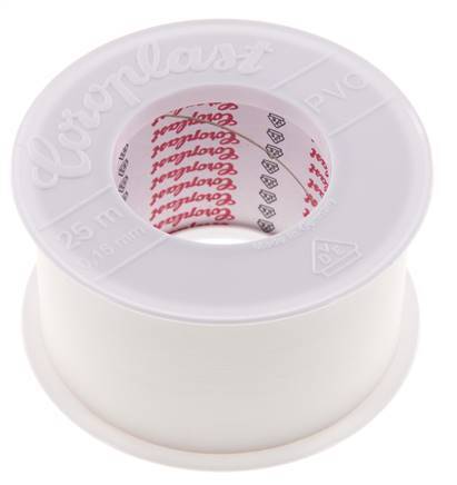 Elektrisches Isolierband VDE-geprüft 50mm/25m Weiß