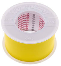 Elektrisches Isolierband VDE-geprüft 50mm/25m Gelb