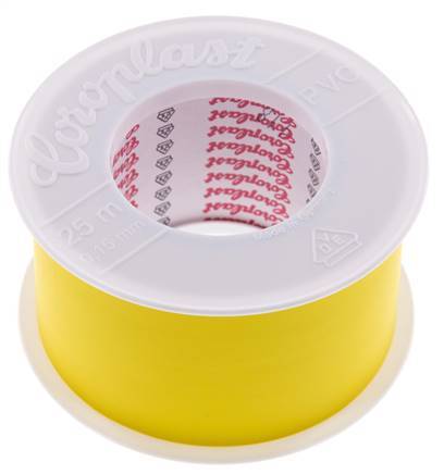 Elektrisches Isolierband VDE-geprüft 50mm/25m Gelb