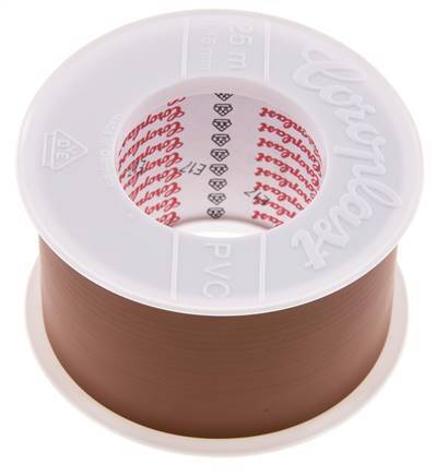 Electrical Insulation Tape VDE-tested 50mm/25m Brown