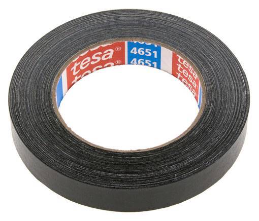 Industrie-Klebeband 19mm/25m Schwarz