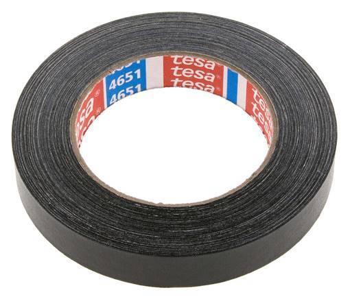 Industrie-Klebeband 19mm/25m Schwarz