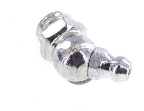 Angled Hydraulic Grease Nipple Steel M10x1.5 DIN 71412 [5 Pieces]