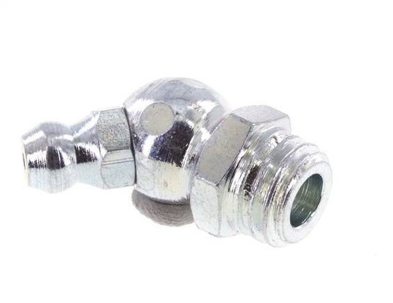Angled Hydraulic Grease Nipple Steel M10x1.5 DIN 71412 [5 Pieces]