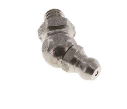 Gewinkelter Hydraulik-Schmiernippel Edelstahl M6x1 DIN 71412