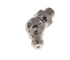 Gewinkelter Hydraulik-Schmiernippel Edelstahl M6x1 DIN 71412