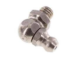 Rechtwinkliger Hydraulik-Schmiernippel Edelstahl M6x1 DIN 71412