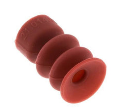 14mm Faltenbalg Silikon Rot Vakuum-Saugnapf Hub 10mm