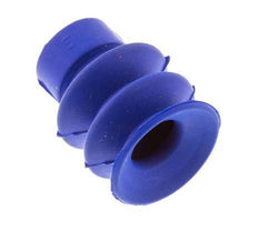 18mm Faltenbalg PUR Blau Vakuum-Saugnapf Hub 8mm