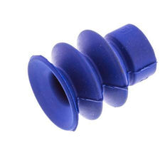 18mm Faltenbalg PUR Blau Vakuum-Saugnapf Hub 8mm