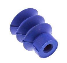 18mm Faltenbalg PUR Blau Vakuum-Saugnapf Hub 8mm