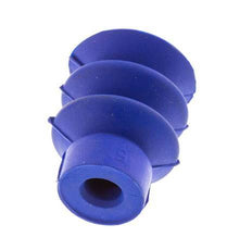 18mm Faltenbalg PUR Blau Vakuum-Saugnapf Hub 8mm