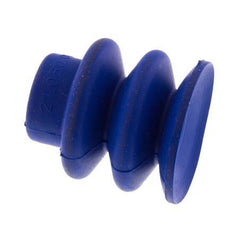 30mm Faltenbalg PUR Blau Vakuum-Saugnapf Hub 13mm