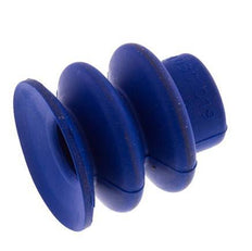 30mm Faltenbalg PUR Blau Vakuum-Saugnapf Hub 13mm