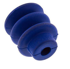 30mm Faltenbalg PUR Blau Vakuum-Saugnapf Hub 13mm