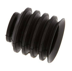 30mm Faltenbalg CR Schwarz Vakuum-Saugnapf Hub 21mm
