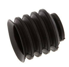 30mm Faltenbalg CR Schwarz Vakuum-Saugnapf Hub 21mm