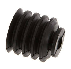 30mm Faltenbalg CR Schwarz Vakuum-Saugnapf Hub 21mm