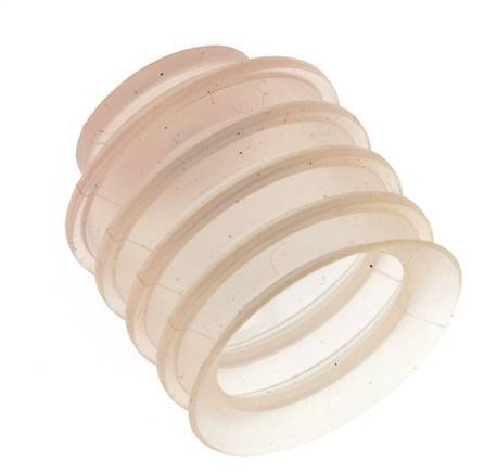 30mm Faltenbalg Silikon Klar Vakuum Saugnapf Hub 21mm
