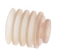 30mm Faltenbalg Silikon Klar Vakuum Saugnapf Hub 21mm
