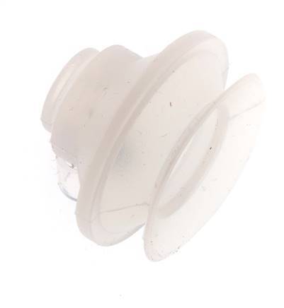 32mm Faltenbalg Silikon Klar Vakuum Saugnapf Hub 9mm