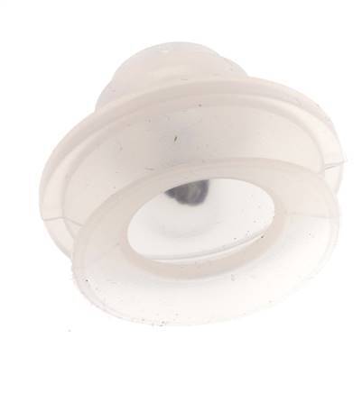 32mm Faltenbalg Silikon Klar Vakuum Saugnapf Hub 9mm