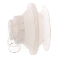 32mm Faltenbalg Silikon Klar Vakuum Saugnapf Hub 9mm