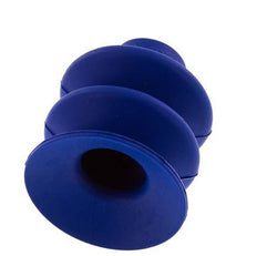 40mm Faltenbalg PUR Blau Vakuum-Saugnapf Hub 20mm