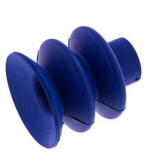 40mm Faltenbalg PUR Blau Vakuum-Saugnapf Hub 20mm