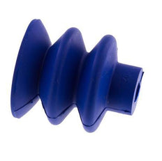40mm Faltenbalg PUR Blau Vakuum-Saugnapf Hub 20mm