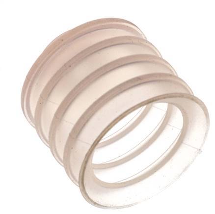 50mm Faltenbalg Silikon Klar Vakuum Saugnapf Hub 30mm