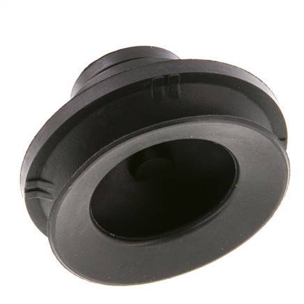 52mm Faltenbalg CR Schwarz Vakuum-Saugnapf Hub 12mm