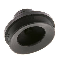 52mm Faltenbalg CR Schwarz Vakuum-Saugnapf Hub 12mm
