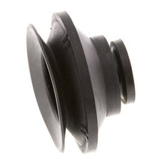 52mm Faltenbalg CR Schwarz Vakuum-Saugnapf Hub 12mm