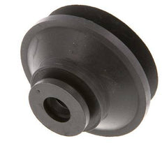52mm Faltenbalg CR Schwarz Vakuum-Saugnapf Hub 12mm