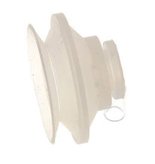 52mm Faltenbalg Silikon klar Vakuum Saugnapf Hub 12mm