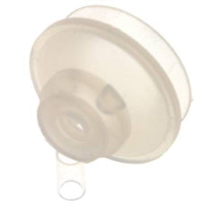 52mm Faltenbalg Silikon klar Vakuum Saugnapf Hub 12mm