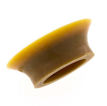 100mm Flacher NR Beige Vakuum-Saugnapf G 1/4 Zoll Innenhub 6mm dünne Lippen