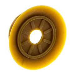 100mm Flacher NR Beige Vakuum-Saugnapf G 1/4 Zoll Innenhub 6mm dünne Lippen