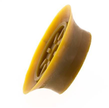 100mm Flacher NR Beige Vakuum-Saugnapf G 1/4 Zoll Innenhub 6mm dünne Lippen