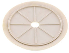 200mm Flacher NRE Weißer Vakuum-Saugnapf G 1/2 Zoll Innenhub 5mm Dünne Lippen