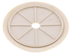 200mm Flacher NRE Weißer Vakuum-Saugnapf G 1/2 Zoll Innenhub 5mm Dünne Lippen