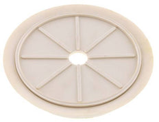 200mm Flacher NRE Weißer Vakuum-Saugnapf G 1/2 Zoll Innenhub 5mm Dünne Lippen