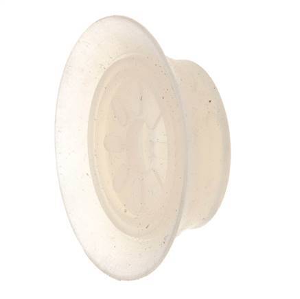 40mm Flach Silikon Klar Vakuum Saugnapf G 1/8 Zoll Innenhub 3mm Dünne Lippen