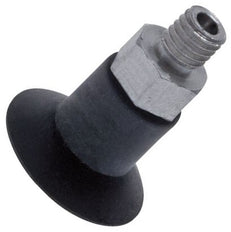 9mm Flach CR Schwarz Vakuum-Saugnapf M5 Hub 1.5mm