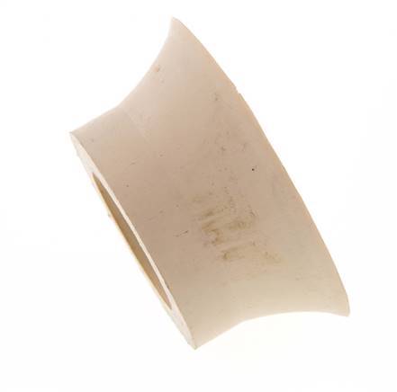 70mm Flacher NR Beige Vakuum-Saugnapf G 1/4 Zoll Innenhub 6mm Dünne Lippen