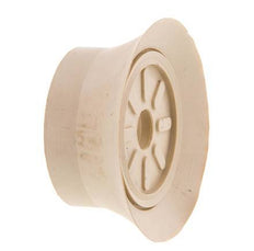 70mm Flacher NR Beige Vakuum-Saugnapf G 1/4 Zoll Innenhub 6mm Dünne Lippen
